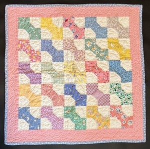 lot 137 image: Hand Quilted Pastel Sampler