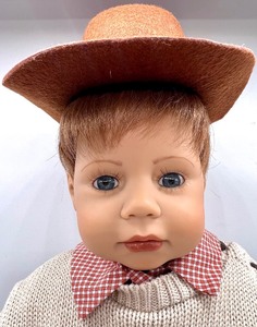 lot 32 image: Signed and Numbered B. PACHEL DOLL COWBOY