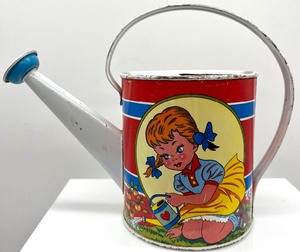 lot 55 image: Vintage Metal Garden Lot of Toys