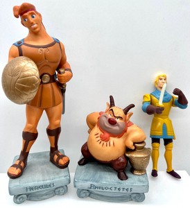lot 113 image: Little Mermaid, Beauty and the Beast and Various Disney Friends Lot of Figurines