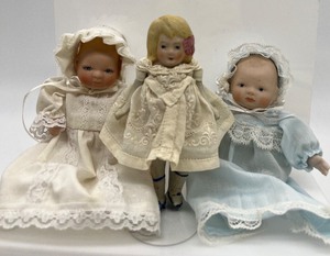 lot 156 image: Trio of Vintage Bisque Dolls including Japan Doll