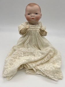 lot 163 image: Vintage Grace Putnam Bye-Lo Bisque Doll - Germany