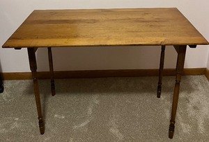 lot 188 image: Vintage Folding Wood Sewing Table