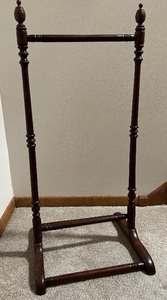 lot 191 image: Vintage Wood Quilt Rack