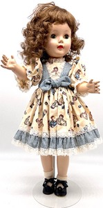 lot 214 image: American Charachter SWEET SUE Doll with a Vintage Rustic Folding Table