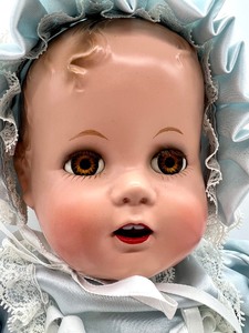 lot 232 image: Vintage Circa 1930s  1940s IDEAL BABY BEAUTIFUL Miracle on 34th St Composition Doll