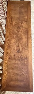 lot 243 image: Wooden Sofa  Entry Table