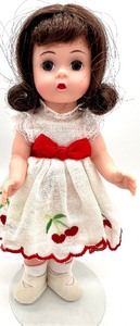 lot 244 image: Vintage Madame Alexander SCARLET & CHERRY Dolls with a Friend