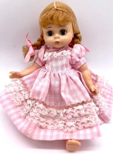 lot 249 image: Pretty in Pink Pair of Madame Alexander Dolls