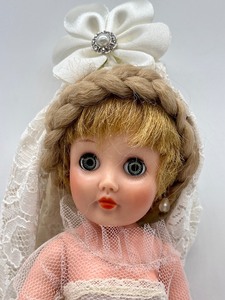 lot 251 image: Vintage HORSEMAN Bride Doll