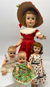 lot 279 image: Vintage American Character Doll and Friends
