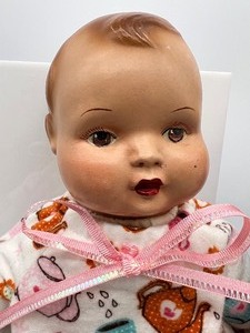 lot 266 image: Vintage Cameo Doll and Friend