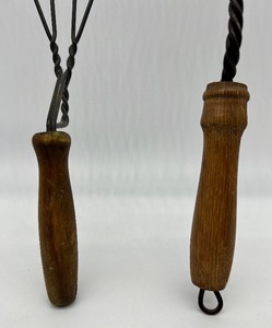 lot 290 image: Pair of Antique Rug Beaters