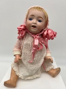 lot 273 image: Vintage Morimura Bisque Doll