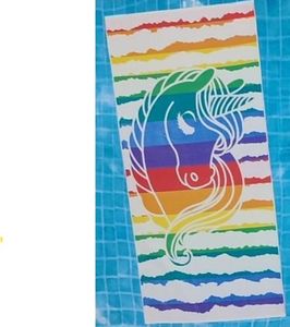 lot 15 image: Loftex Youth Beach Towel 100% Cotton 30 X 60 GSM 456 Unicorn