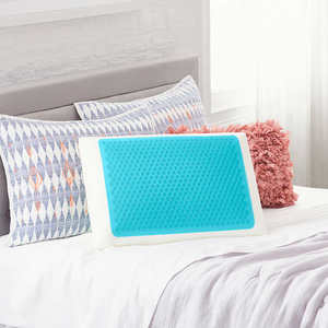 lot 6 image: Comfort Revolution Blue Bubble Gel  Memory Foam Pillow