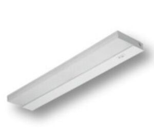 lot 129 image: (4-Pack) UEB12 1-8W SLIM UNDER COUNTER FLUORESCENT LIGHT (UCL) FIXTURE 12-14 WITH SWITCH (4-Pack)