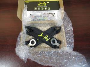 lot 150 image: Jeri-Rigg Medium Eye Loop Tie Down Multi-Use Rigging Straps -Set of 2
