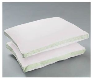 lot 3 image: Sleep Connection Set of 2 Density Pillows