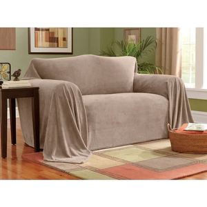 lot 192 image: Textured Plush Furniture Throw - Sofa (170 x 70)