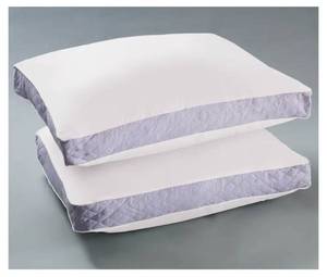 lot 249 image: Sleep Connection Set of 2 Density Pillows - King