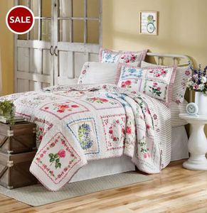 lot 63 image: Rosa Oversized Quilt - King - 108 x 96