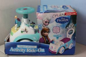 lot 27 image: RETURN - Disney Frozen Magical Adventure Activity Ride-On - Elsa & Anna