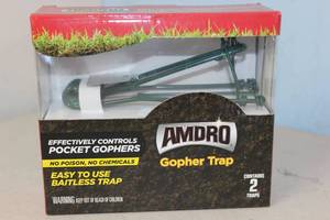 lot 154 image: NEW - 2pk Bonide Molemax Mole & Gopher Repeller Sonic Spikes Battery Operated 093335900695 MSRP $26.98