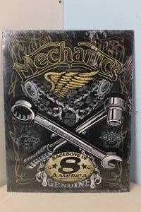 lot 165 image: NEW - Metal Sign Wall Art 16 x 12 Factory Sealed