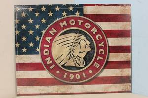 lot 167 image: NEW - Metal Sign Wall Art 16 x 12 Factory Sealed