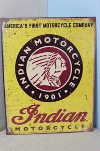 lot 174 image: NEW - Metal Sign Wall Art 16 x 12 Factory Sealed