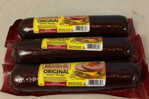 lot 177 image: 3 Johnsonville Original Summer Sausages Best By 12062022