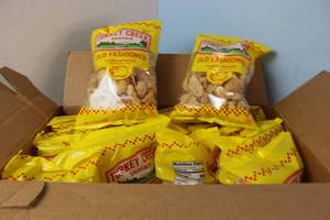 lot 77 image: 12 Bags of Turkey Creek Old Fashioned Chicharrones - Best by 3102023