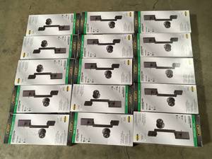 lot 3 image: Lot of Defiant Vancouver Matte Black Entrance Door Handleset with Hartford Interior Knob   Customer Returns See Pictures