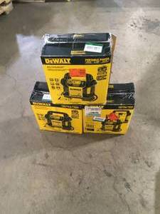 lot 30 image: Lot of Assorted Dewalt Portable Power Stations  Customer Returns See Pictures