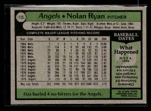 lot 32 image: 1979 Topps Nolan Ryan #115