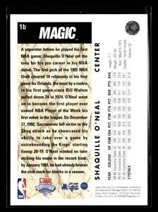 lot 77 image: 1992 Upper Deck Shaquille ONeal Rookie Card #1B