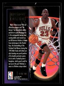 lot 80 image: 1993 Ultra Inside Out Michael Jordan #4