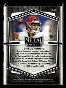 lot 83 image: 2022 Leaf Metal Draft Bryce Young Rookie Card #BY1