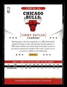 lot 150 image: 2012 NBA Hoops Jimmy Butler Rookie Card #249
