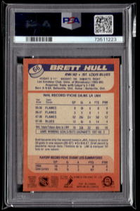 lot 164 image: PSA 7 1988 O-PEE-CHEE Brett Hull Rookie Card #66