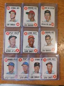 lot 12 image: (10) 1968 Topps Game Cards - Brooks Robinson, Al Kaline & More