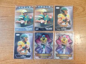 lot 66 image: (6) 2021 Wild Card & Sage Trey Lance Rookie Cards
