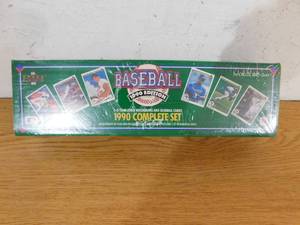 lot 185 image: 1990 Upper Deck Baseball Complete Factory Set Sealed LK