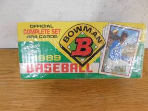 lot 188 image: 1989 Bowman Baseball Complete Factory Set Sealed LK