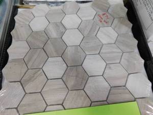 MSI Honeycomb Hexagon 12 in. x 11.75 in. Textured Marble Floor and Wall Tile (9.8 sq. ft.Case)