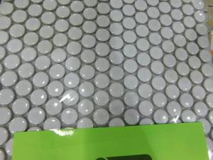 MSI Penny Round Bianco 12 in. x 13 in. Glossy Ceramic Floor and Wall Tile (15 sq. ft.