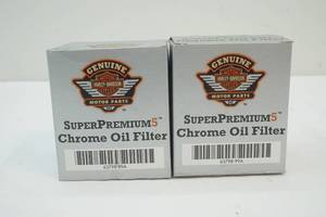lot 3 image: Chrome Oil Filter