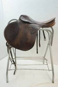 lot 97 image: Vintage English Saddle