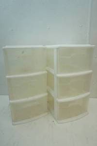 lot 102 image: 3 Bin Storage Containers